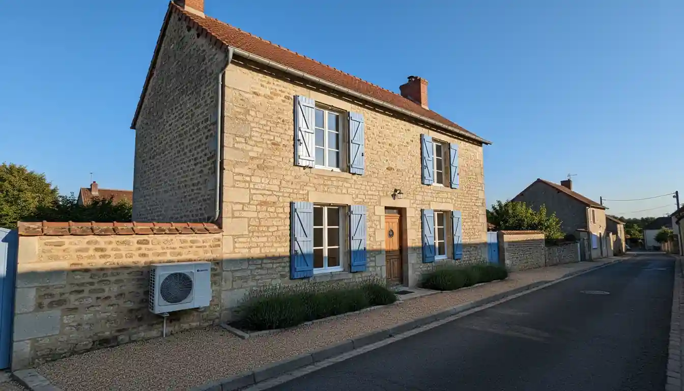 Installation pompe à chaleur à Exireuil